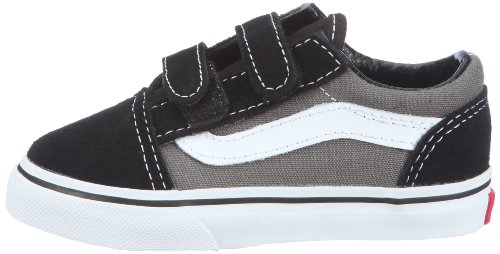 Image of Vans Toddler Old Skool V , Black /Pewter-9.5 Toddler
