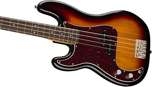 Squier by Fender Basse de précision ambiance classique des années 60 – Laurel Precision Bass (LH) Full Sunburst 3… - Les Beatles, Paul McCartney, John Lennon, RIngo Starr, George Harrison Squier by Fender Basse de précision ambiance classique des années 60 - Laurel Precision Bass (LH) Full Sunburst 3… – Image 5