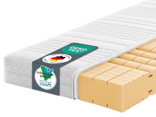 Ravensberger Matratzen Komfort-SAN® Härtegrad H3 (RG 50) 90 x 200 cm mit RAVOTEX Baumwollbezug