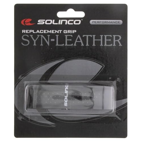 Solinco Synthetic Leather Tennis Replacement Grip Black
