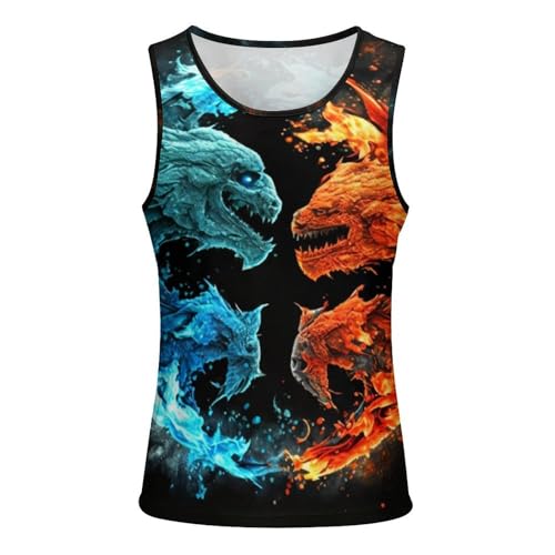Men Boys Sleeveless Vest Undershirts Summer Tank Top Daily Wear - Sweatproof2