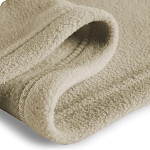 Bare Home Polar Fleece Blanket - Full/Queen Blanket - Oyster - Warm & Cozy - Premium Fleece Blanket - Blanket For Bed, Sofa, Camping, Travel And Cold Nights - Lightweight Blanket (Full/Queen, Oyster) #TOP4
