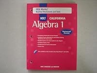 Idea Works!mod Tst CA Alg 1 2008 0030958776 Book Cover