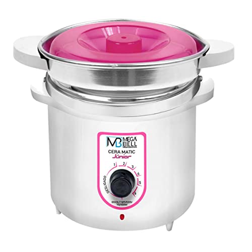 Termocera Aquecedor de Cera Junior 400g Bivolt - Com refil Branca com Rosa