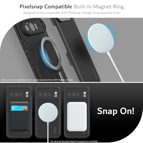 Image of TUDIA MergeGrip Magsafe Compatible for Pixel 10 Pro XL Case - Matte Black