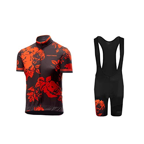 Maillot velo mountain bike respirant et short rembourré anti-vibrations