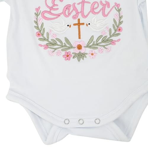Image of Baby Girls 2pc Outfit Set Short Sleeve Bodysuit with Tutu Skirt