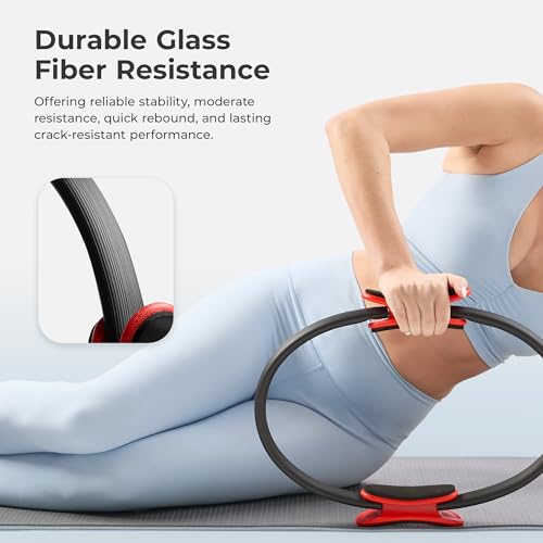 Sunny Health & Fitness 15” Pilates Ring, Resistance Circle for Toning - image 2