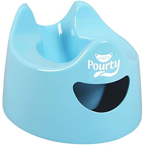 Pourty Easy-to-Pour Potty - Blue Cover