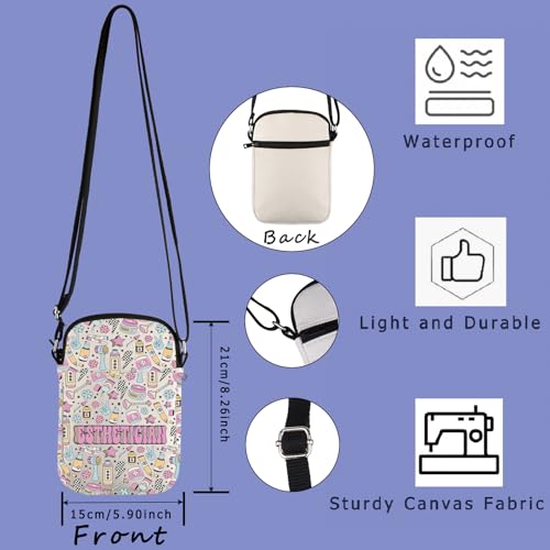TIIMG Esthetician Crossbody Bag Beauty Artist Gifts Cosmetology Beautician Gift Esthetician Graduation Gift2
