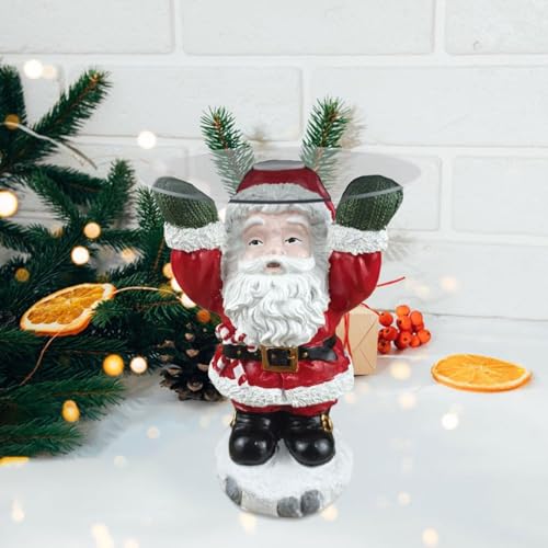 Plateau de service résine Père Noël rangez vos clés avec style