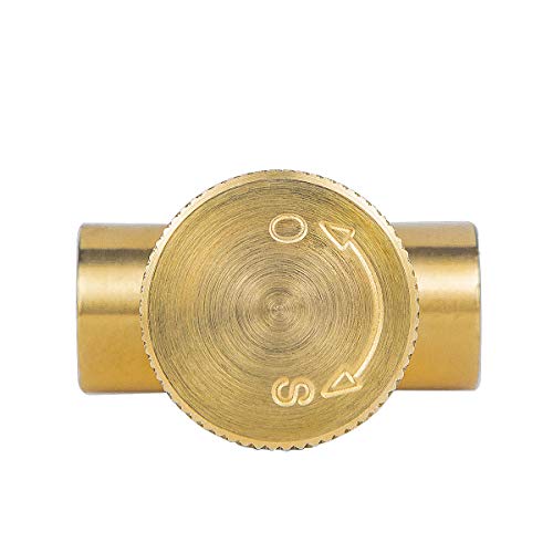 Breezliy 2 Pieces Heavy Duty Brass Instrument Replacement Control Needle Valve 1/4" Npt Female X 1/4" Npt Female Connection #TOP7