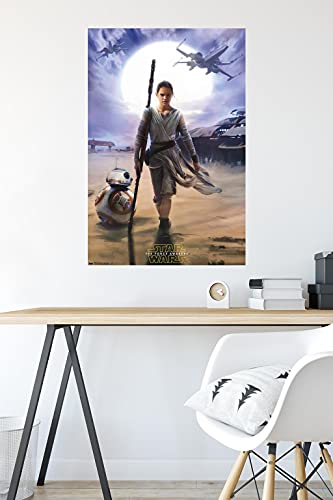 Poster Star Wars Rey affiche murale grand format Le Réveil de la Force - 4