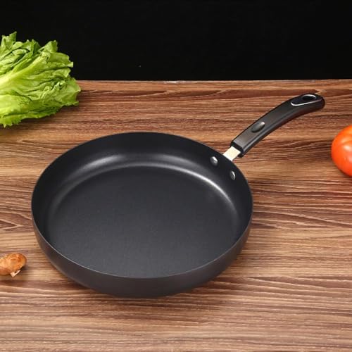 Wok de Hierro Fundido Negro con Mango Antideslizante 10.2 in miniatura 4