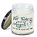 MEDROC Vet Tech Candle Vet Techs May Not Be Angels Thank You Gift for Vet Tech Coworker Women Men, Birthday Christmas Gift for Vet Tech, Veterinary Technician Week Gift for Vet Tech Home Decor