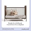 Storkcraft Pasadena 3-in-1 Convertible Crib – GREENGUARD Gold Certified, 100% Solid Wood, Fits Standard Crib Mattress, Converts to Toddler Bed and Daybed, 4 Mattress Heights (Hazelnut) #4