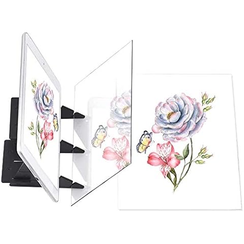 Aiggend Optical Drawing Board - Portable Optical Draw Projector DIY Drawing Tracing Pad Sketch Painting Table Desk Tools Cover