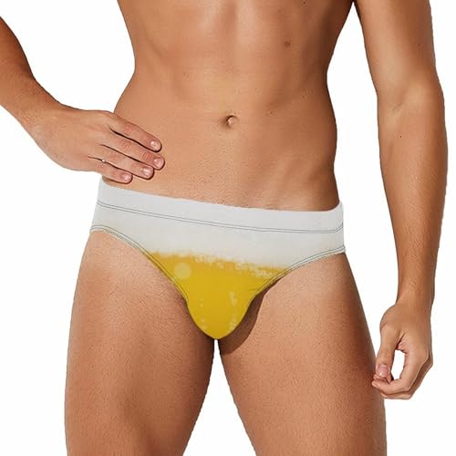 Short de sport homme maillot de bain jaune citron pour le surf