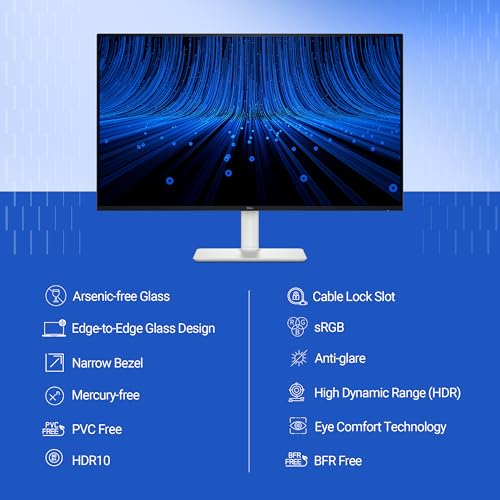 Image of Dell S3225QS 31.5 inch 4K UHD Monitor|VA 120 Hz|99% SRGB, 95% DCI-P3|4ms (Extreme)|3000:1 Contrast| 300 cd /m2 Brightness|AMD FreeSync Premium| |Dual 5W Speakers|HDMI *2, DP 1.4| HDR10|Height Tilt Slant
