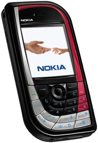 Back of Nokia 7610 with battery and SIM card slot visible
