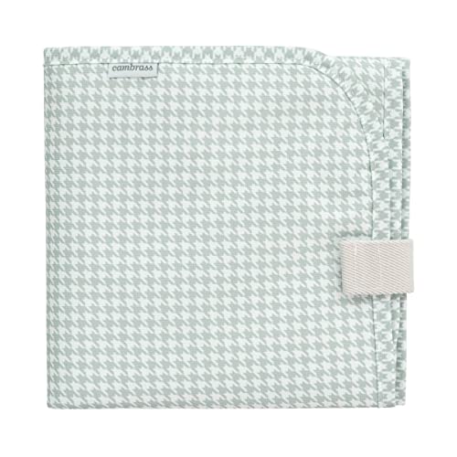 Cambrass – Cambiador bebé portátil plastificado – cambiador de viaje plegable e impermeable – Cómodo e ideal para cambiar a tu bebé en cualquier lugar – plastificado e hidrófugo-Windsord mint 40x60 cm