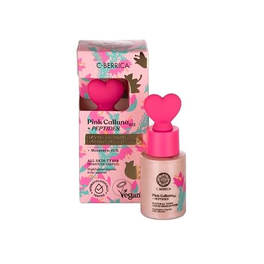 Natura Siberica C-Berrica Pink Calluna Liquid Highlighter, 30 ml (tono natural)