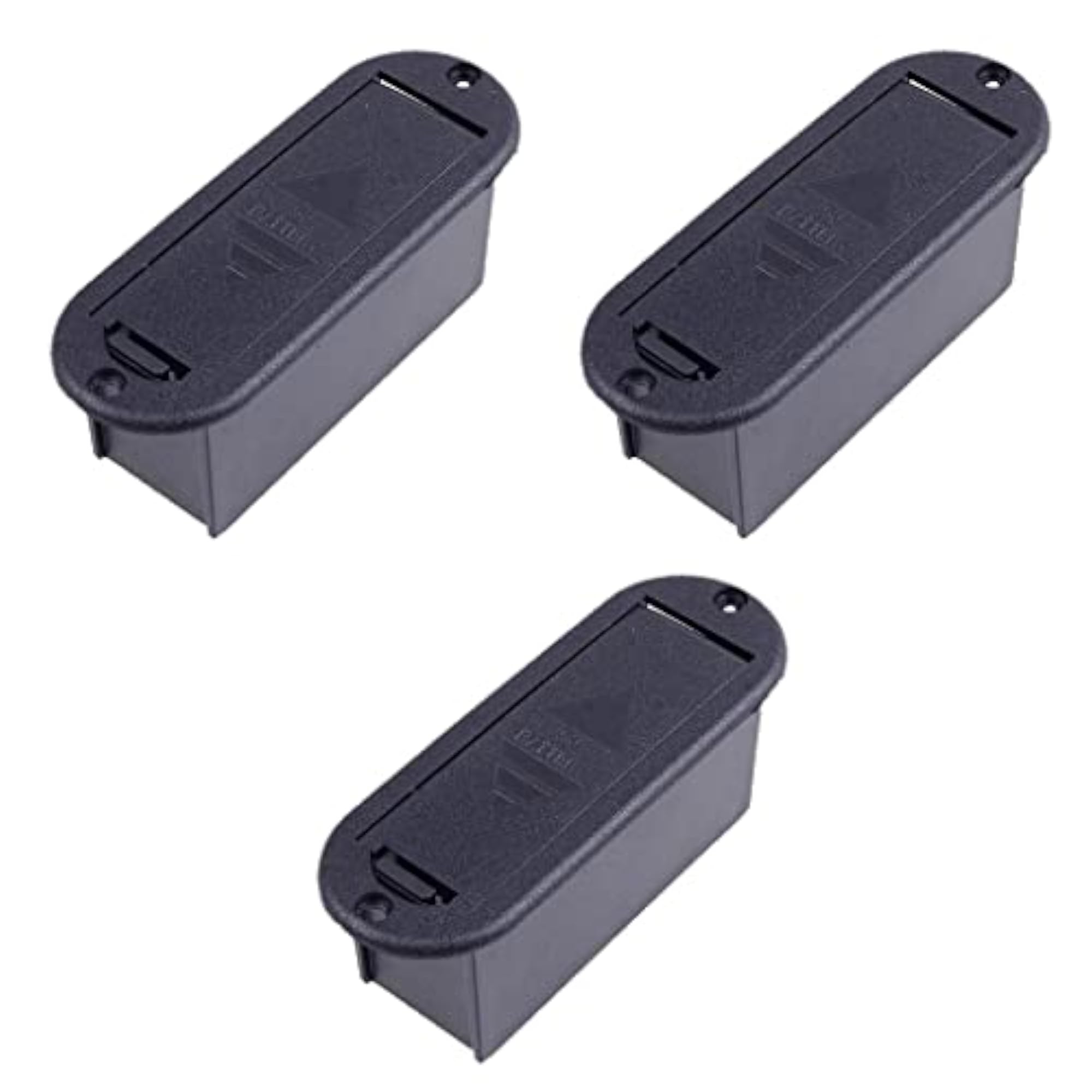 Black 9v Battery Case Box for Active Guitar Bass Pickup