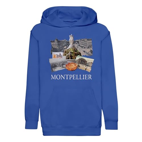 Sweat à capuche enfant Montpellier de qualité premium pour jeune citadin chic