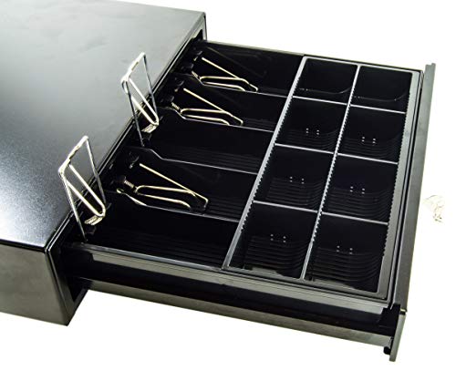 Point Of Sale/Register Heavy Duty Rj-12 Key-Lock Cash Drawer With Bill Coin Trays, Keep Your Money Safe, Black 78Kr410 By Science Purchase #TOP3