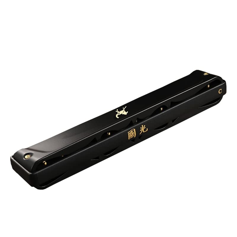 Harmonica Vibrato harmonica Zodiac harpe 24 trous orgue professionnel instrument clé C noir - Les Beatles, Paul McCartney, John Lennon, RIngo Starr, George Harrison Harmonica Vibrato harmonica Zodiac harpe 24 trous orgue professionnel instrument clé C noir – Image 4