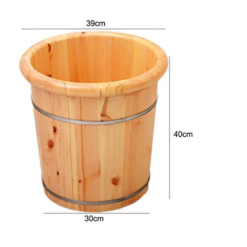 Cubeta de madera para baño de pies para adultos miniatura 3