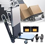 【Conception Intelligente Et Conviviale】 : Utilisation d'une seule touche ! Le panneau de commande intuitif comprend des boutons haut/bas et des réglages de vitesse réglables, ce qui simplifie son utilisation. Les roues pivotantes à 360° et le design compact et pliable (120 x 55 x 35 cm) facilitent le rangement et le transport