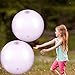 47'' Giant Water Bubble Ball water Filled Bubble Ball Transparent Bubble Balloon Inflatable Funny Toy Ball Inflatable Balls for Outdoor Indoor Play (purple)