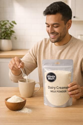 Image of Ahuja Everyday Dairy Creamer Pouch 100G | Everyday Dairy Creamer, Everyday Dairy Whitener, Everyday Dairy Whitener Milk Powder | Rich & Creamy Taste | Premium Instant Milk Powder for Tea, Coffee & Beverages