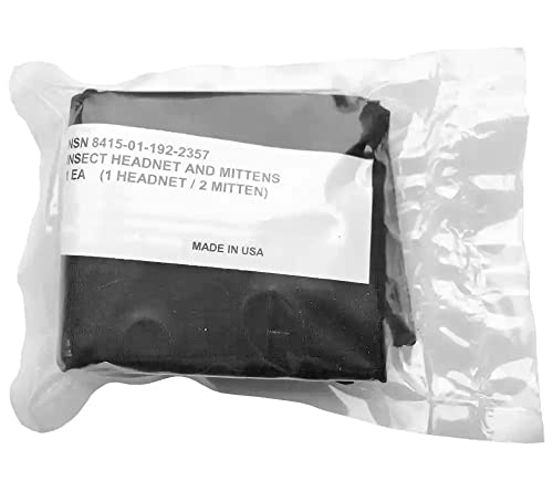 5col Survival Supply Mosquito Headnet and Mittens, NSN: 8415-01-192-2357 miniatura 1