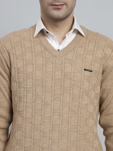Image of eWools Men's Winterwear Woolen Striped Sweaters
