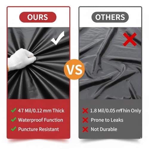Membrane imperméable durable contre les fuites d'étangs de jardin - 6