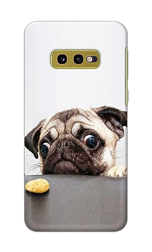 Image of PRINTFIDAA� Printed Hard Back Cover Case for Samsung Galaxy S10e Back Cover (Pug Dog) -2808