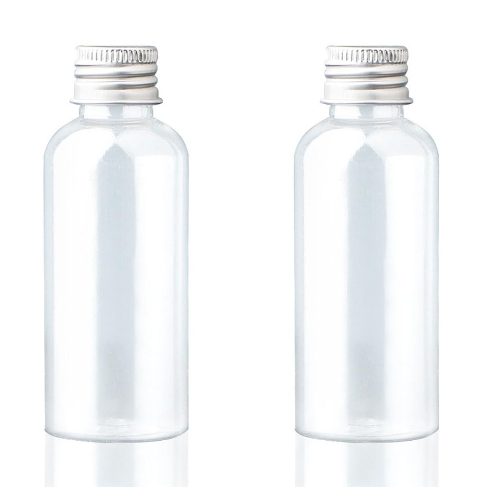 MANTIANXINGSHENL 2 Pcs Juice Bottles Plastic Bottles Mini Shot Bottles with Lids for Mini Fridge Reusable Mini Shot Bottles for Smoothie Juice and Other Beverages