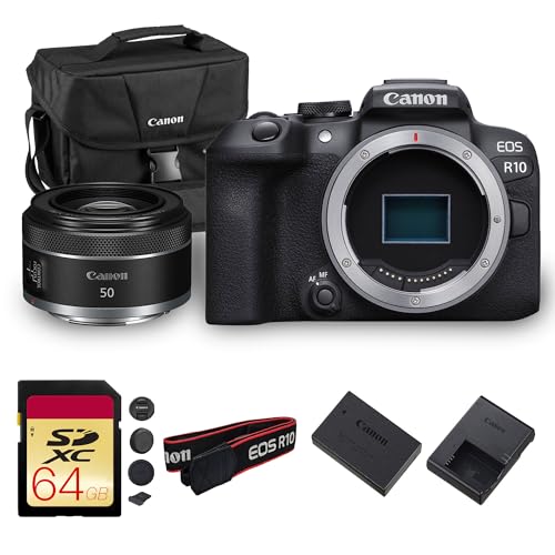 Canon EOS R10 Mirrorless Camera Kit with 50mm Lens