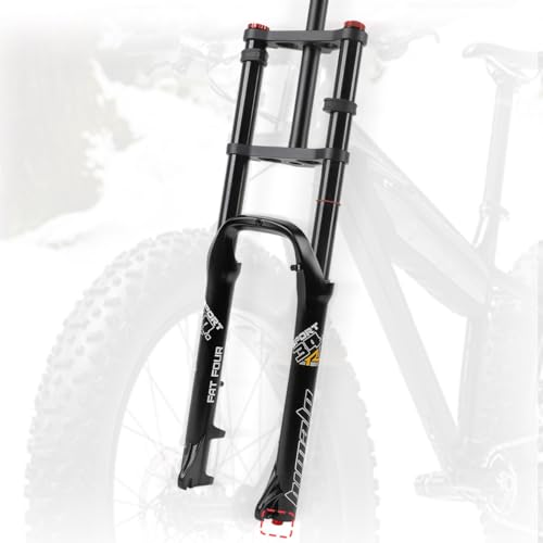 Regolazione del rimbalzo: lo smorzamento del rimbalzo può controllare la velocità di rimbalzo della forcella della fat bike, fornendo un buon feedback e consentendo di pedalare velocemente su strade sconnesse.