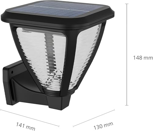 Philips Lighting Vapora Outdoor Solar, Path Light, 1.5W, 2700K, Black, IP44 Weatherproof - Image 4