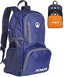 Roam Packable Backpack - Lightweight Foldable Daypack Water-Resistant, 25L, Durable Tear-Resistant Nylon Weave - Daypack for Travel, Hiking, Backpacking, Camping, Outdoors, Beach,