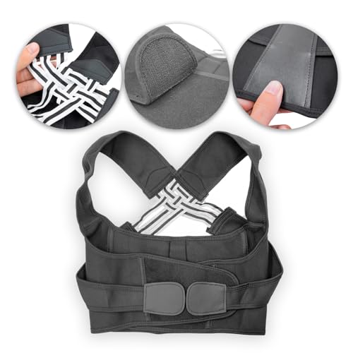 Colete Corretor Postural Ortopédico Coluna Cervical Alinha Postura