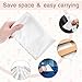 10 Pcs Dust Bags for Purses and Handbags Silk Dust Cover Bag for Handbags Purses Shoes Boots Silk Drawstring for Storage, 3 Sizes(White)