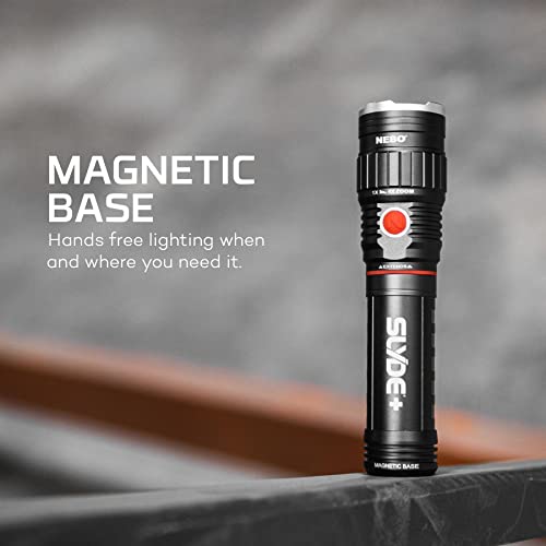 Nebo Slyde+ 300-Lumen Led Flashlight & Red C•O•B Work Light, 4X Zoom & A Strong Magnetic Base, Edc Flashlight, Camping, Led Emergency Light #TOP4