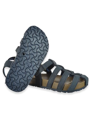 First Steps Boys' Fisherman Sandals - navy, 7 toddler4