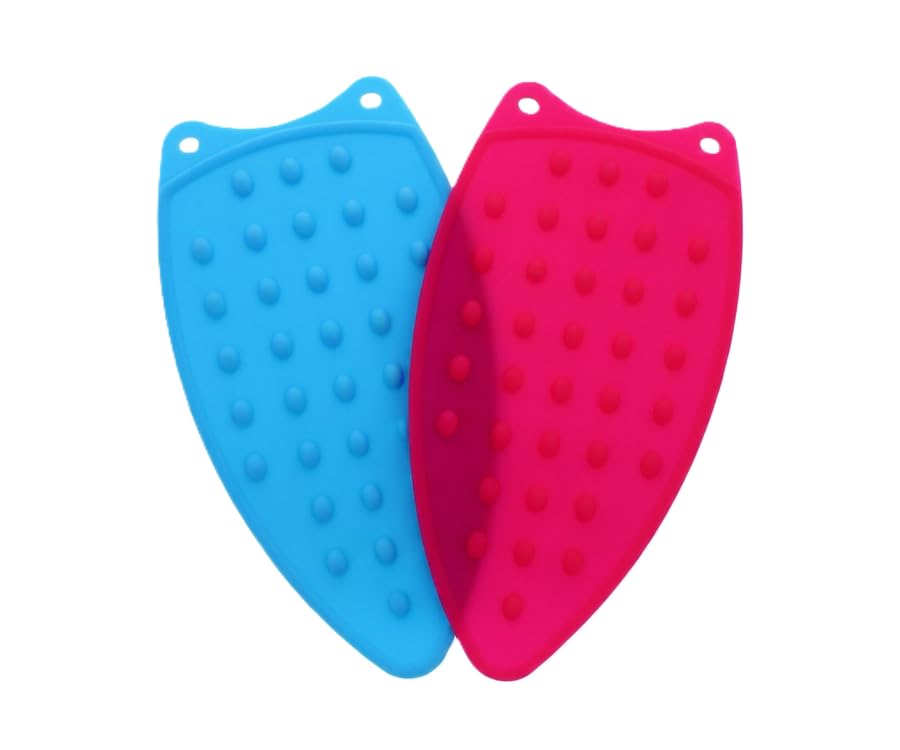 Tapis de fer en silicone résistant à la chaleur lot de 2 antidérapants pour table à repasser