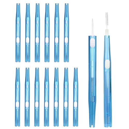 15pcs Phone Cleaning Kit Anti-Clogging Bristles & Hook Charging Port Cleaning Brush Dust Removal Charger USB C Cleaner Tool for Mobile Phone Earbud Speaker Headphone (Blue)