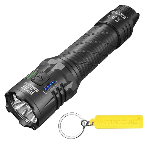 NITECORE P27iX Lampe de poche tactique personnalisable à faisceau variable